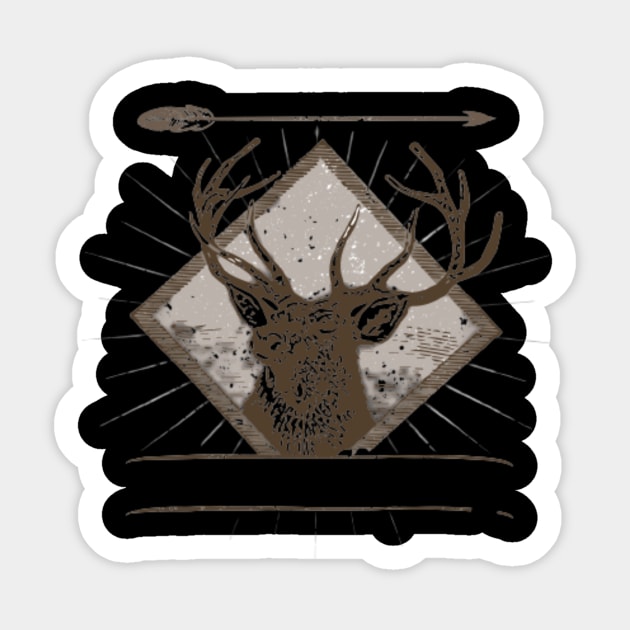 Bull Skull T-Shirt Sticker by modo store